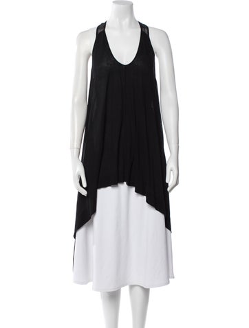 Kaufmanfranco Tops Scoop Neck Sleeveless Tunic M
