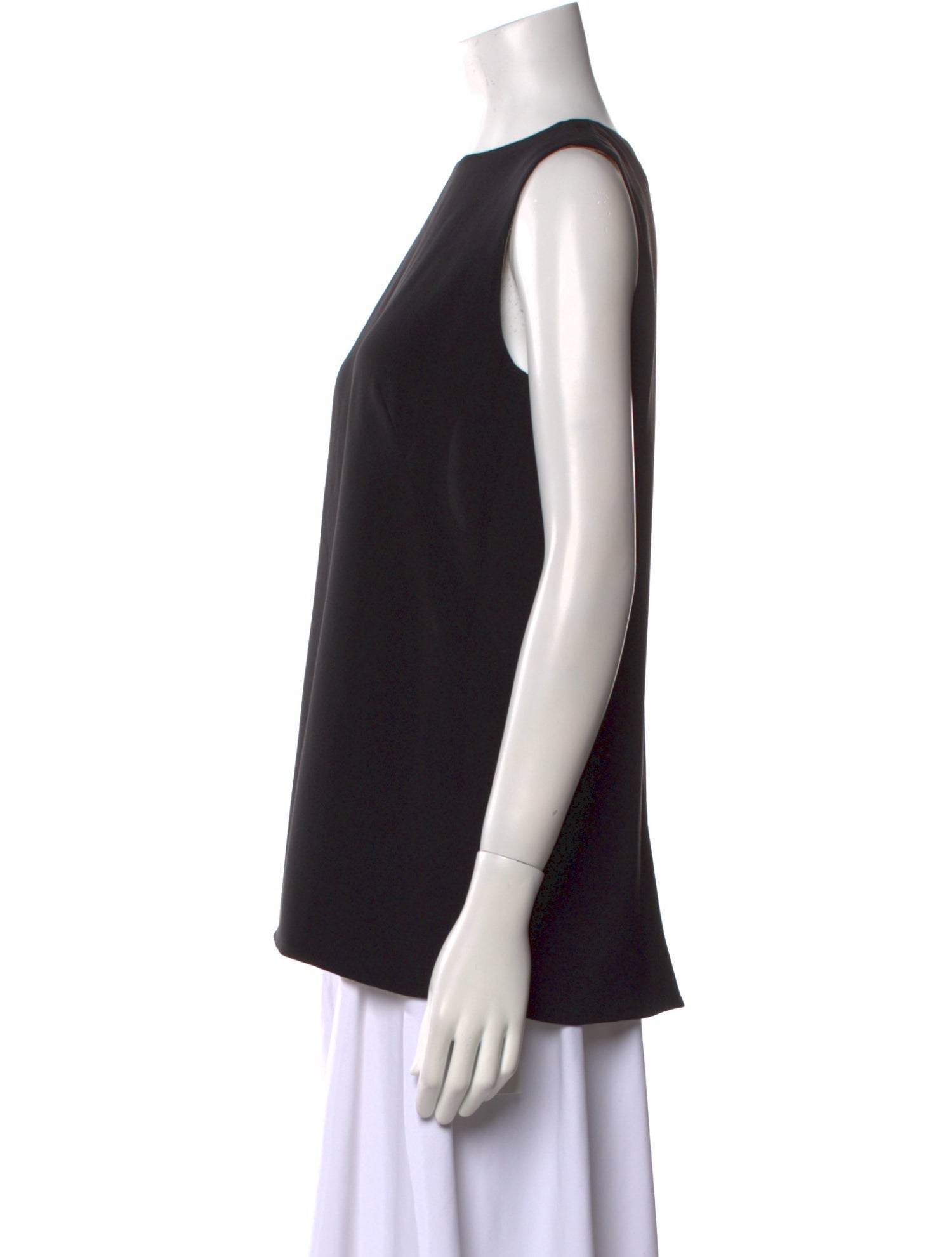 KAUFMANFRANCO Silk Bateau Neckline Top