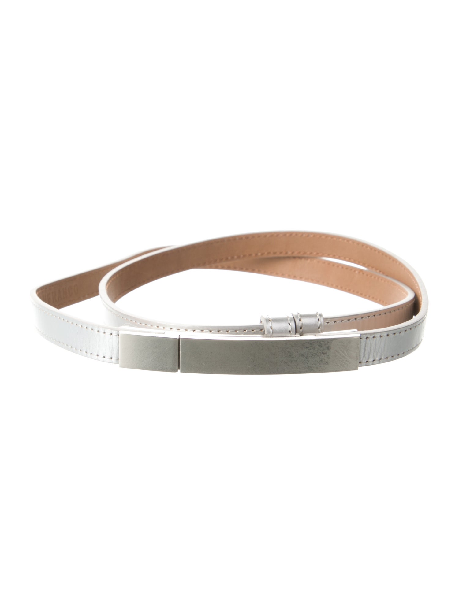 KAUFMANFRANCO Skinny Leather Waist Belt