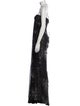 KAUFMANFRANCO Halterneck Long Dress
