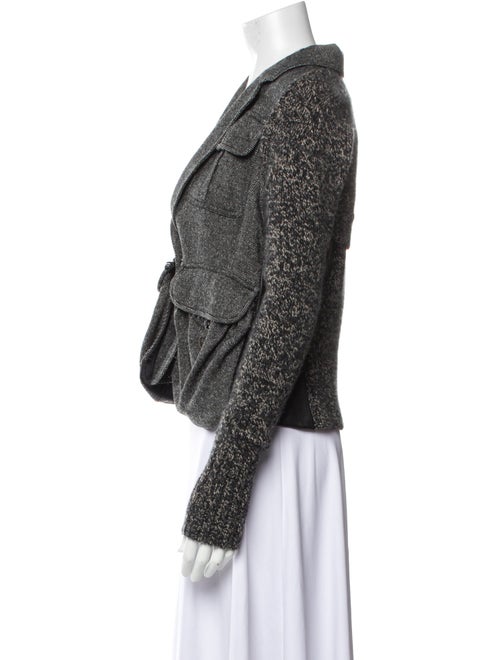 KAUFMANFRANCO Virgin Wool Tweed Pattern Blazer