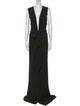 KAUFMANFRANCO V-Neck Long Dress