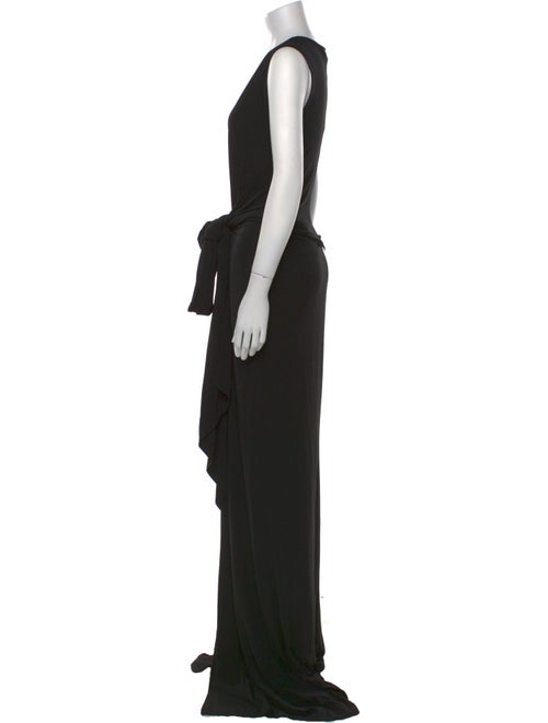 KAUFMANFRANCO V-Neck Long Dress