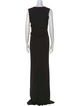 KAUFMANFRANCO V-Neck Long Dress