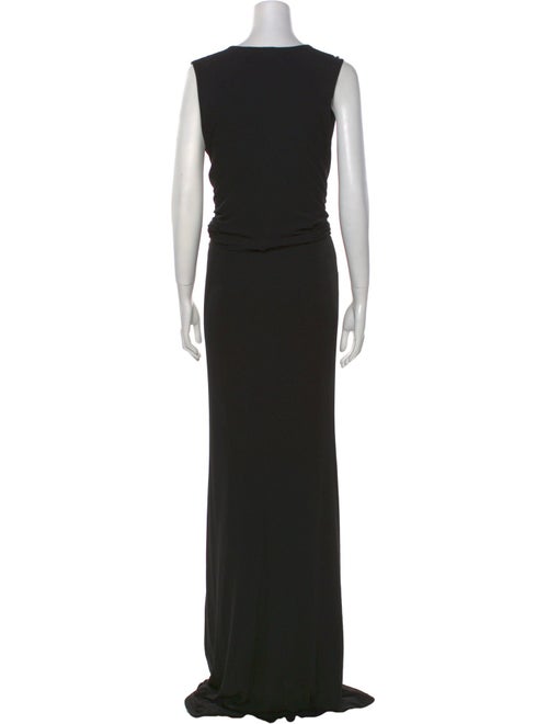 KAUFMANFRANCO V-Neck Long Dress