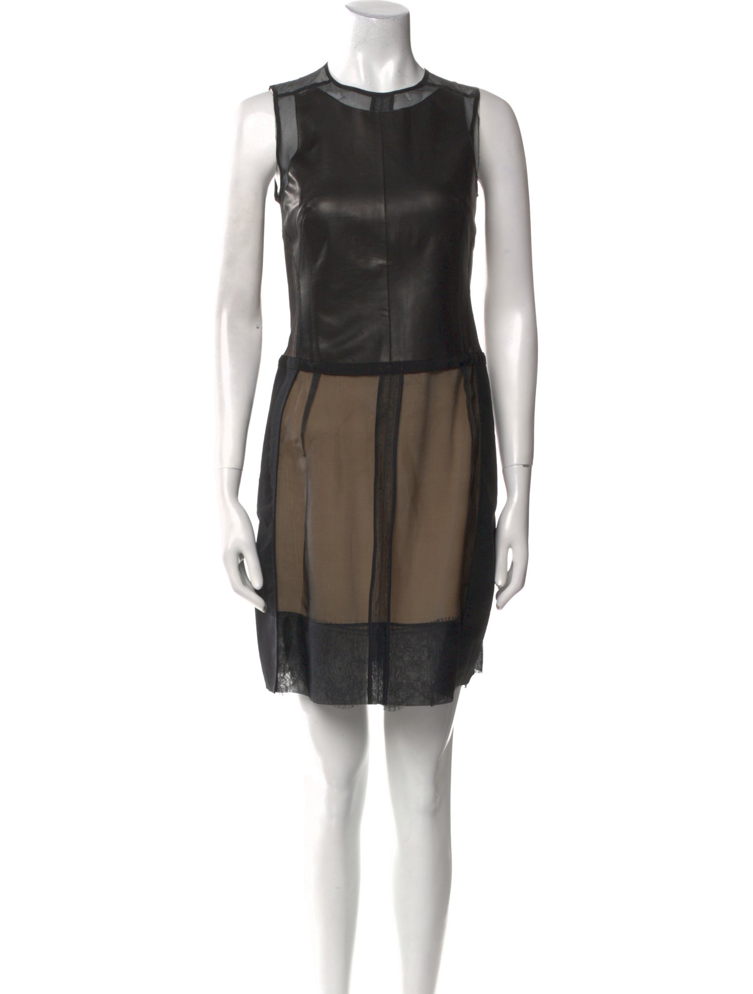 KAUFMANFRANCO Leather Mini Dress