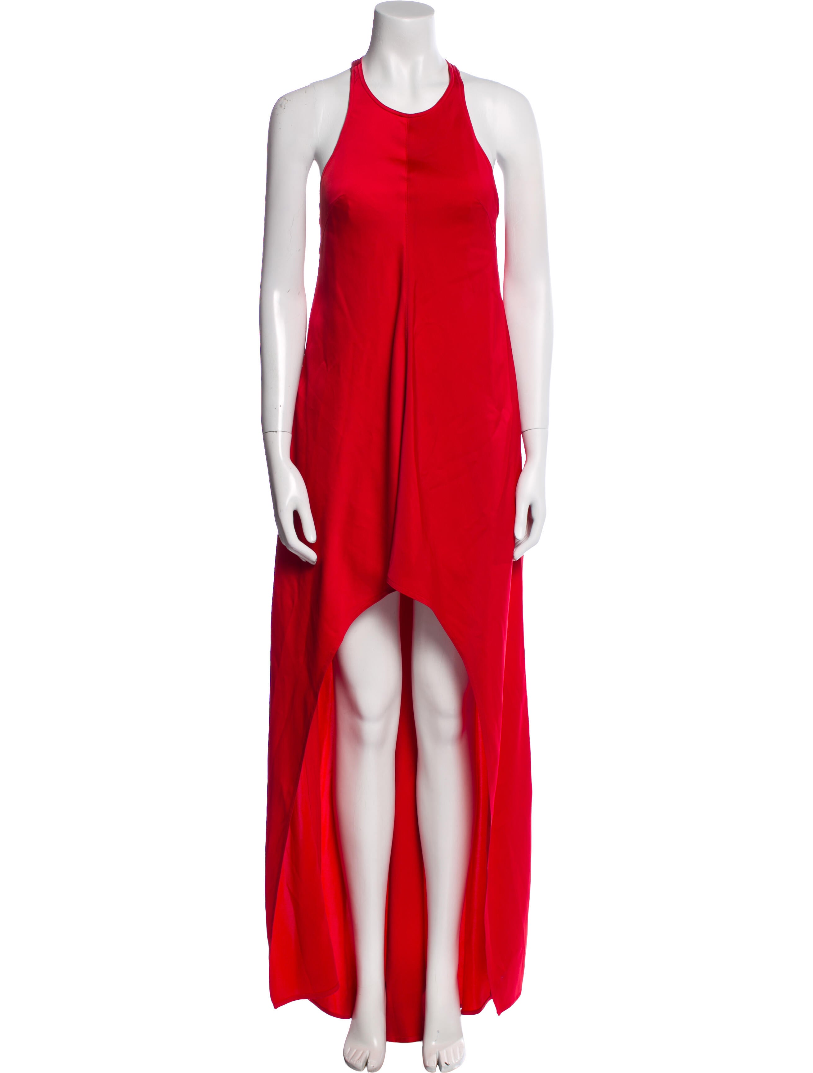 KAUFMANFRANCO Halterneck Long Dress