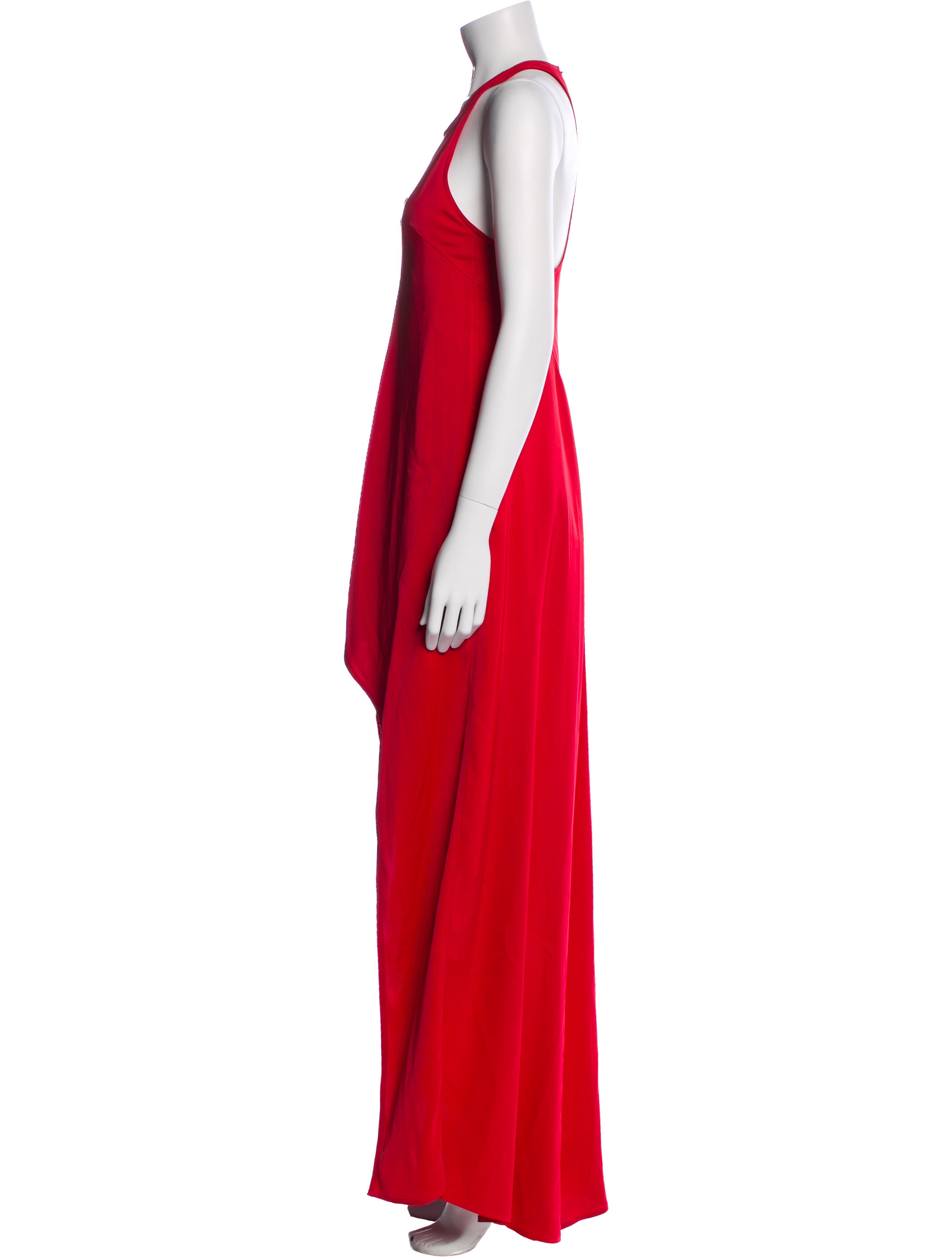 KAUFMANFRANCO Halterneck Long Dress