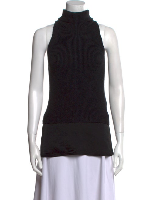 KAUFMANFRANCO Turtleneck Sleeveless Top