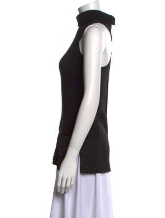 KAUFMANFRANCO Turtleneck Sleeveless Top