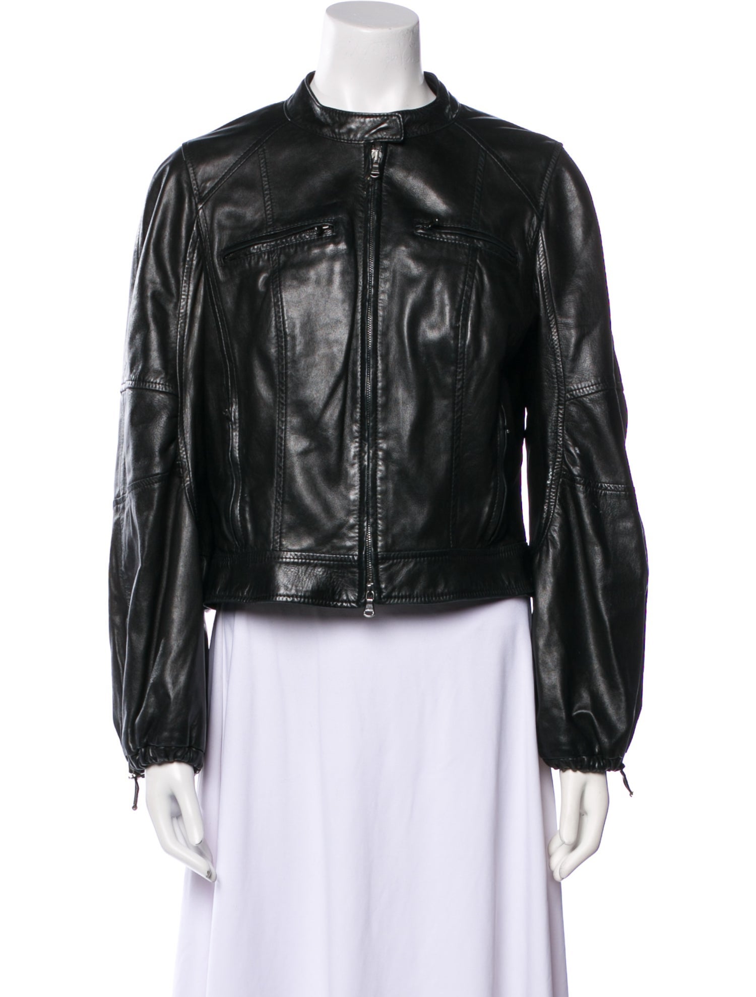 KAUFMANFRANCO Leather Biker Jacket