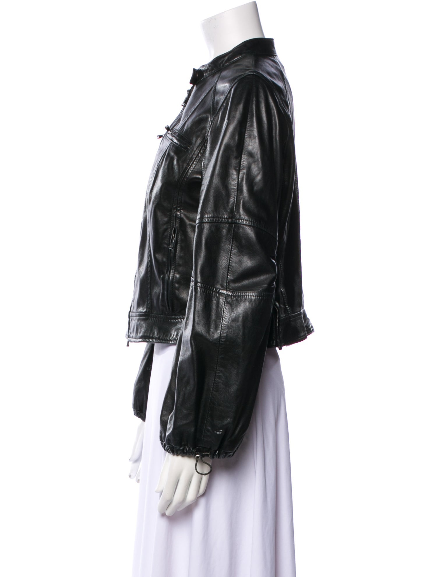 KAUFMANFRANCO Leather Biker Jacket