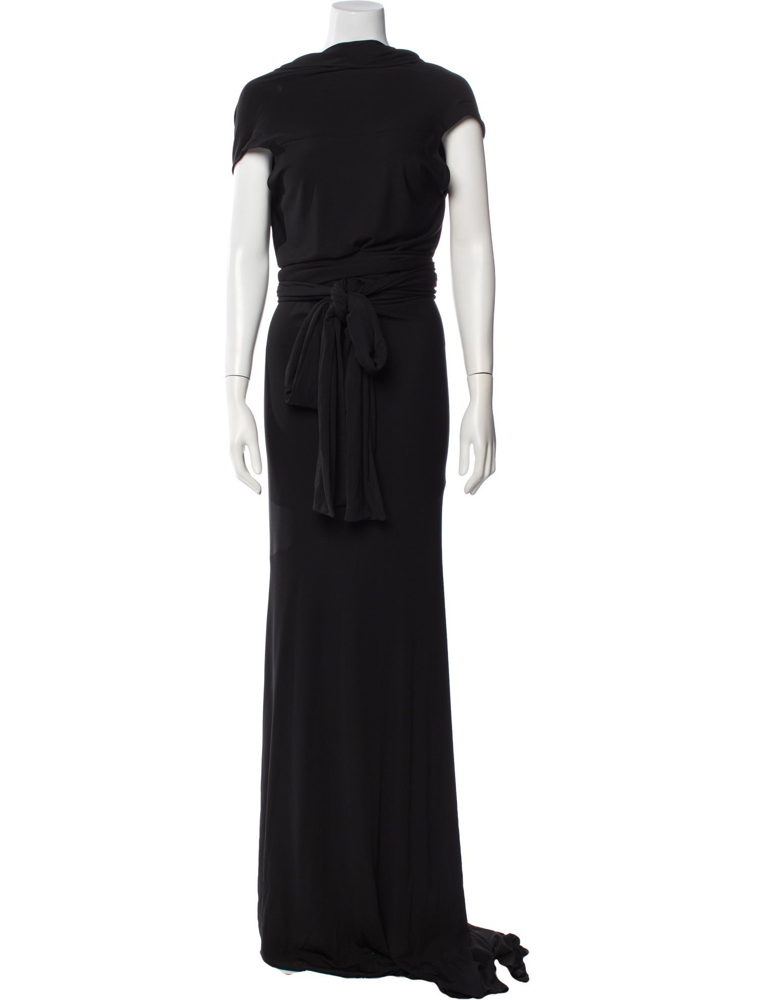 KAUFMANFRANCO Cowl Neck Long Dress
