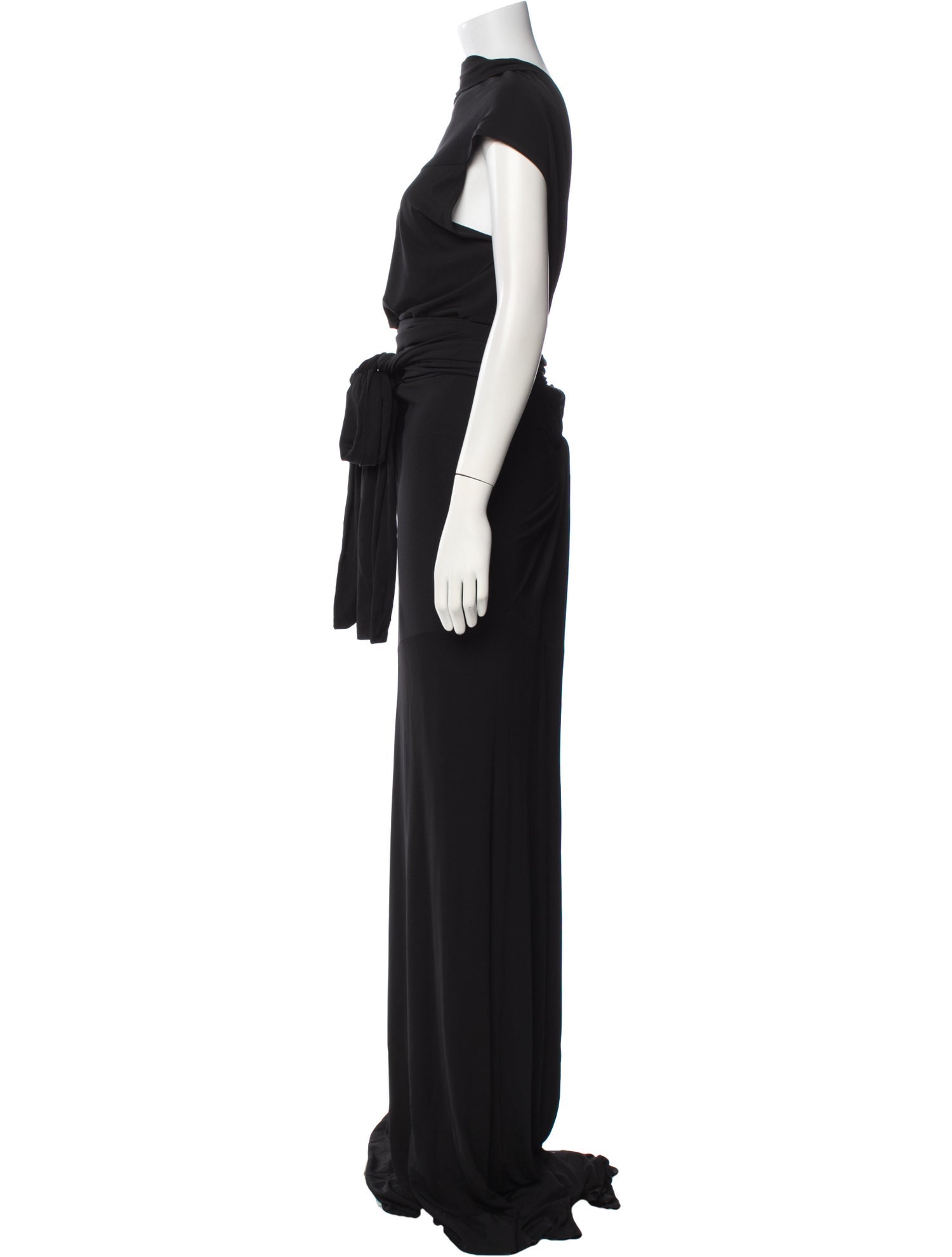 KAUFMANFRANCO Cowl Neck Long Dress