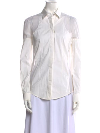 KAUFMANFRANCO Long Sleeve Button-Up Top