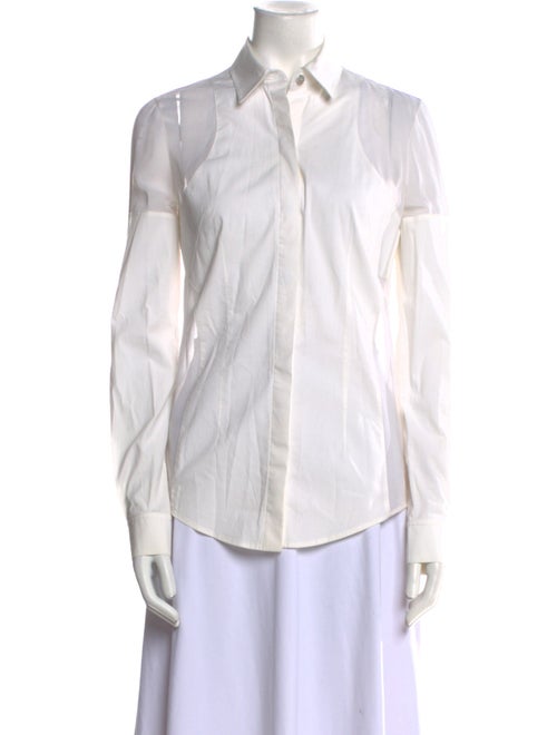 KAUFMANFRANCO Long Sleeve Button-Up Top