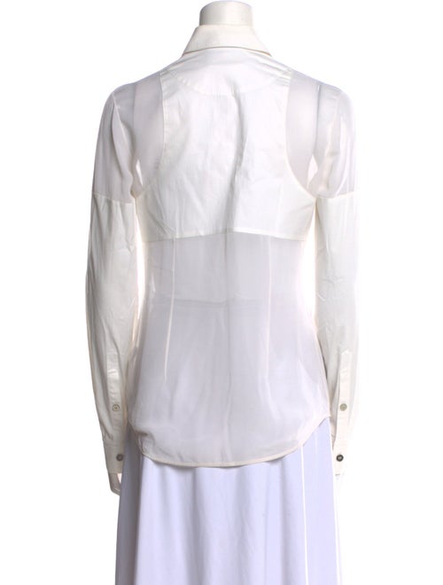 KAUFMANFRANCO Long Sleeve Button-Up Top