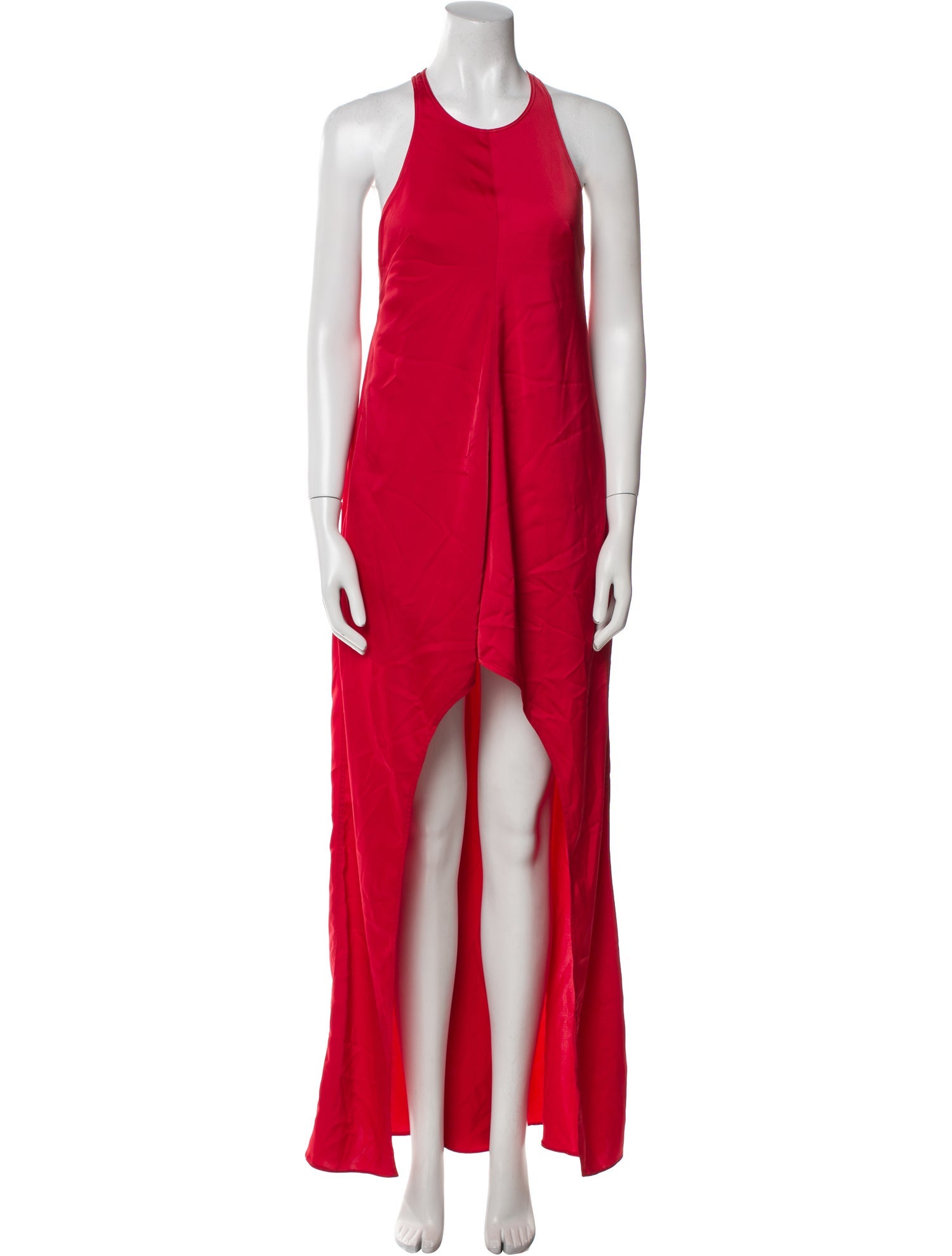 KAUFMANFRANCO Crew Neck Long Dress