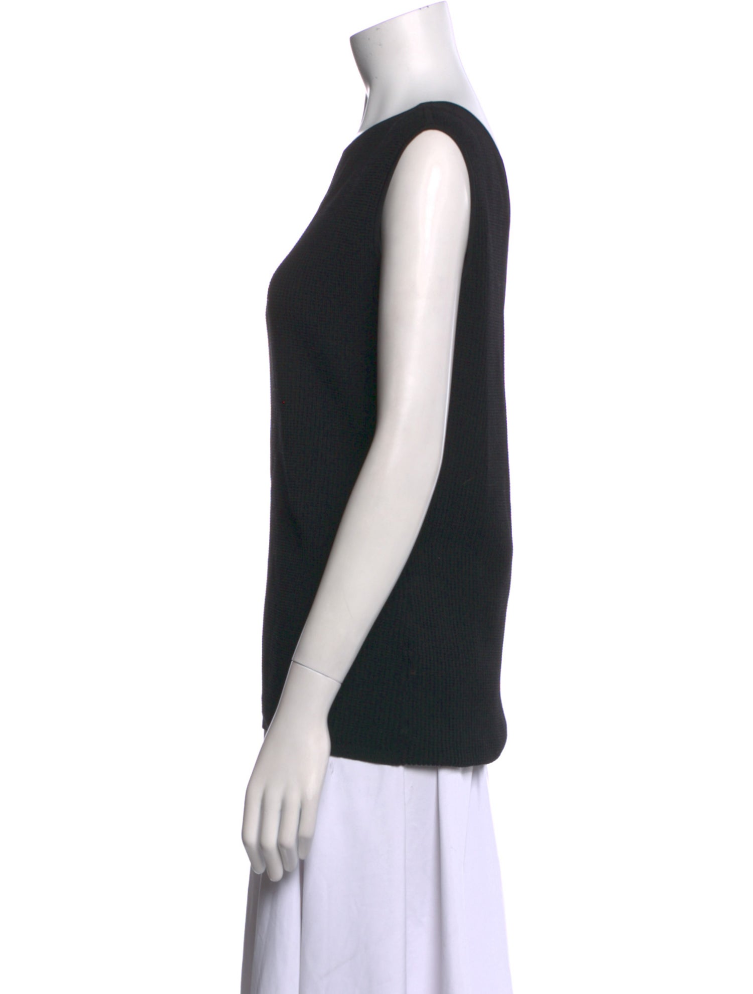 KAUFMANFRANCO Bateau Neckline Sleeveless Top