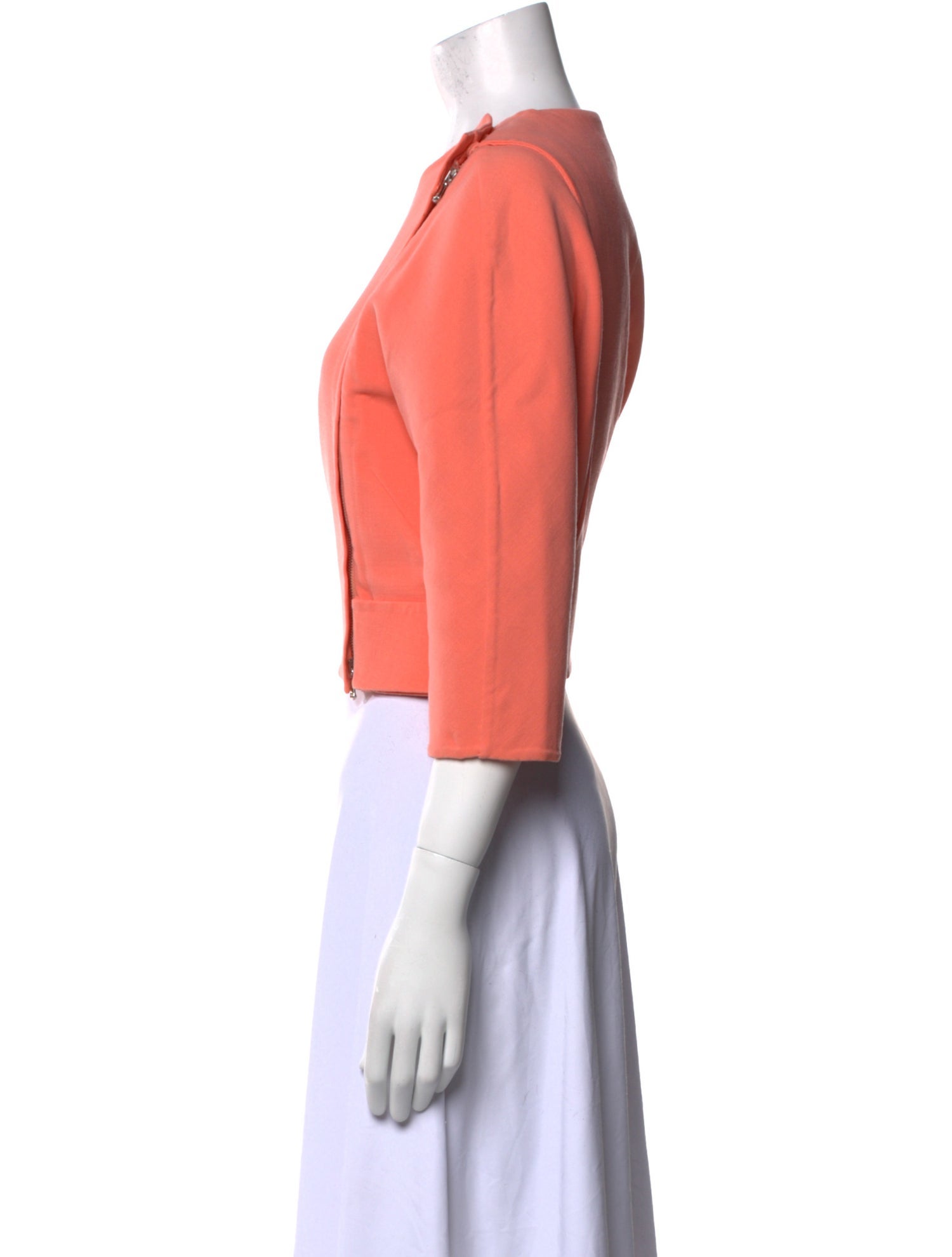 KAUFMANFRANCO Wool Crew Neck Crop Top