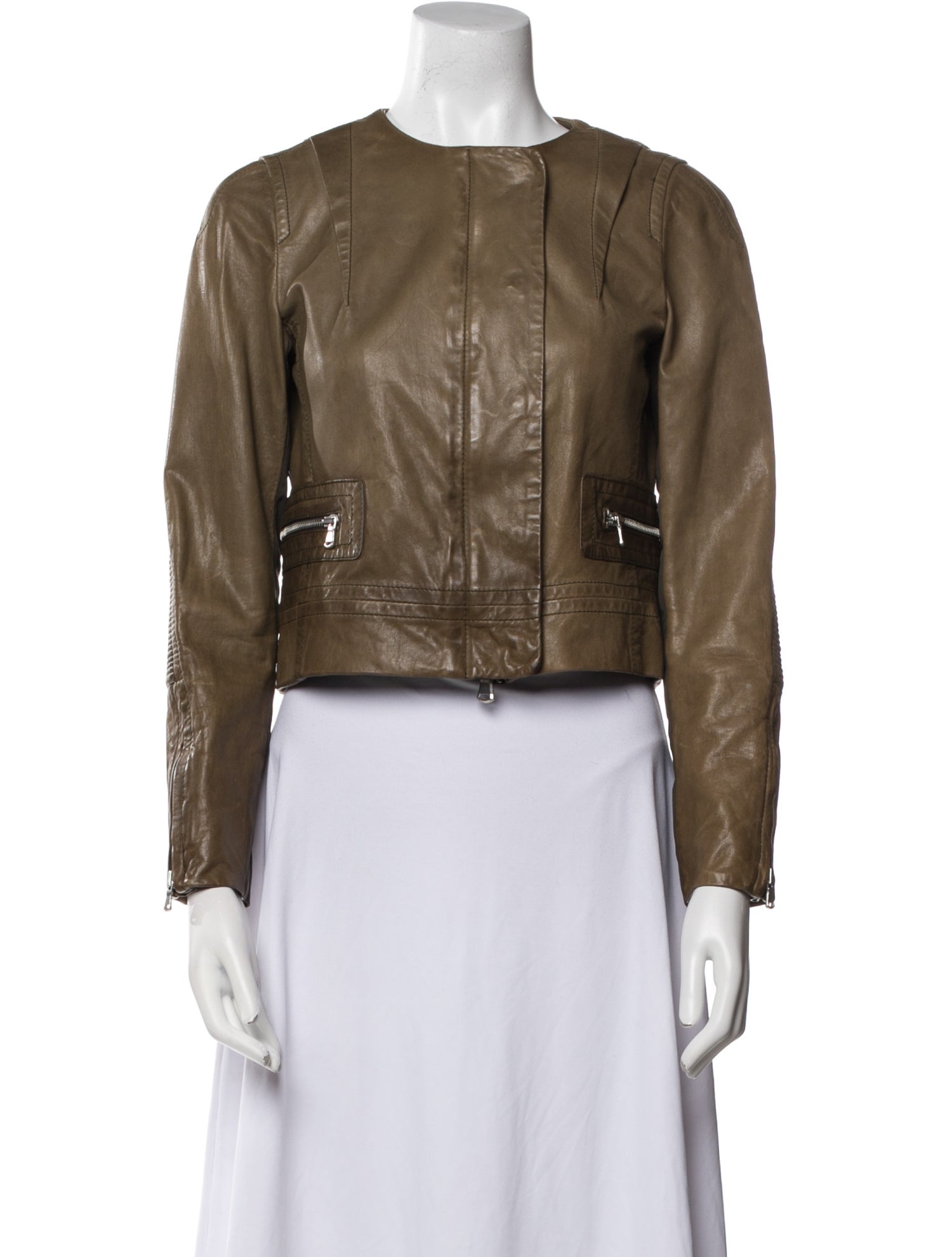 KAUFMANFRANCO Leather Biker Jacket