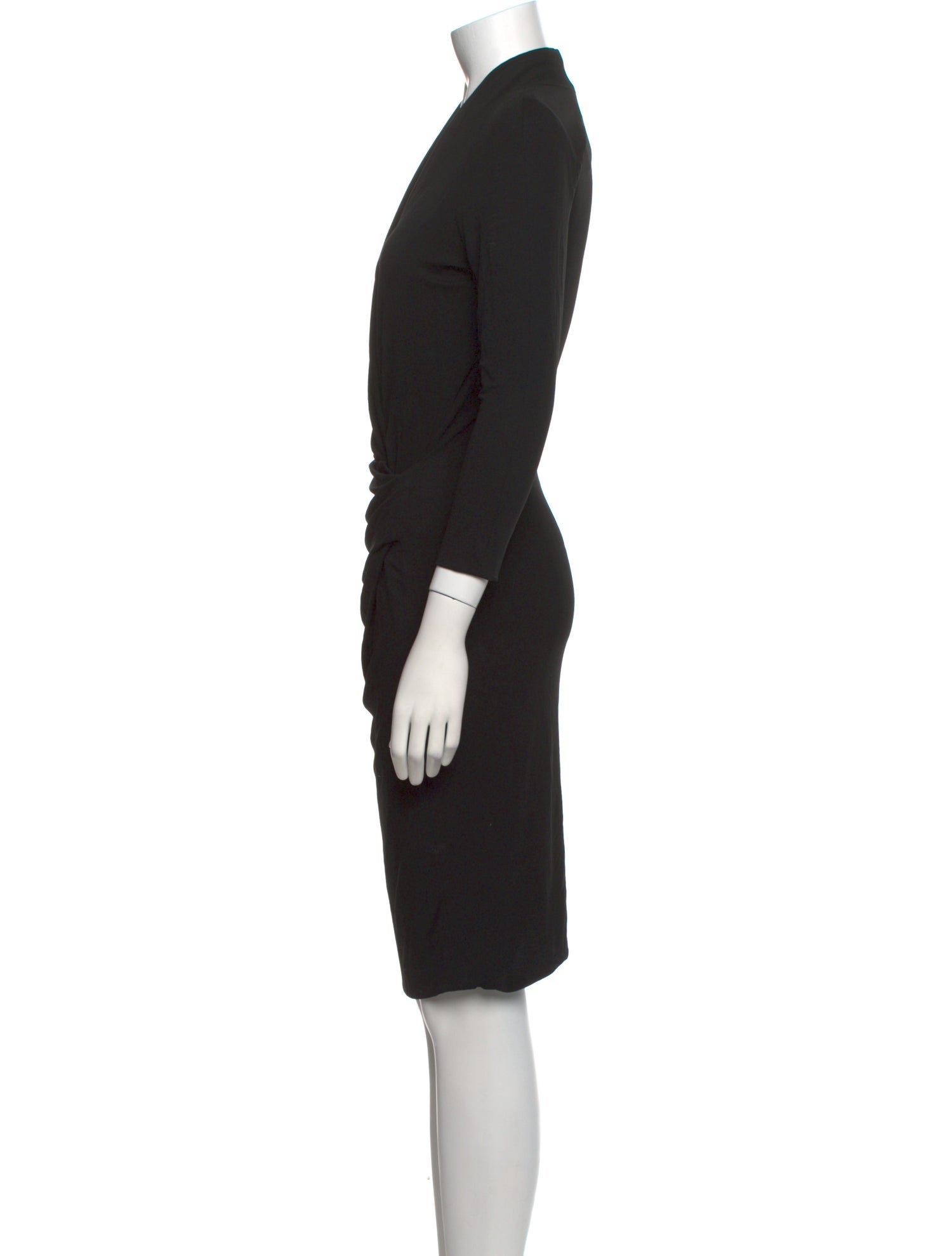 KAUFMANFRANCO V-Neck Knee-Length Dress
