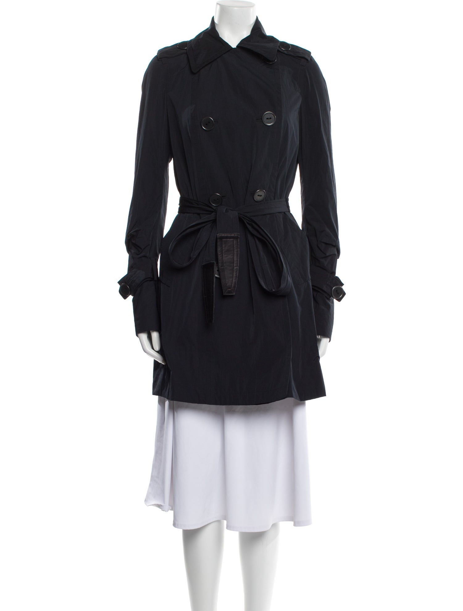 KAUFMANFRANCO Silk Trench Coat