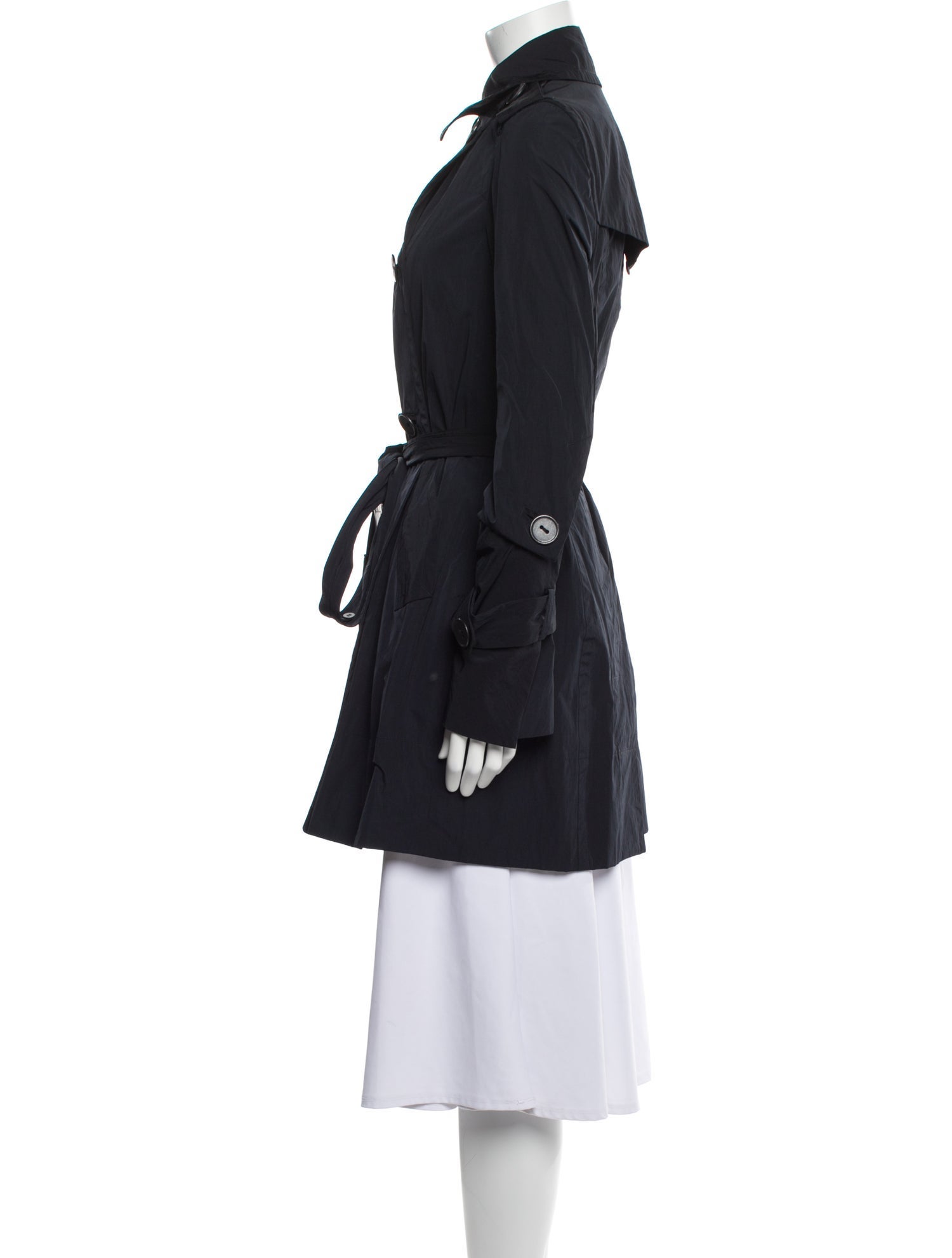 KAUFMANFRANCO Silk Trench Coat