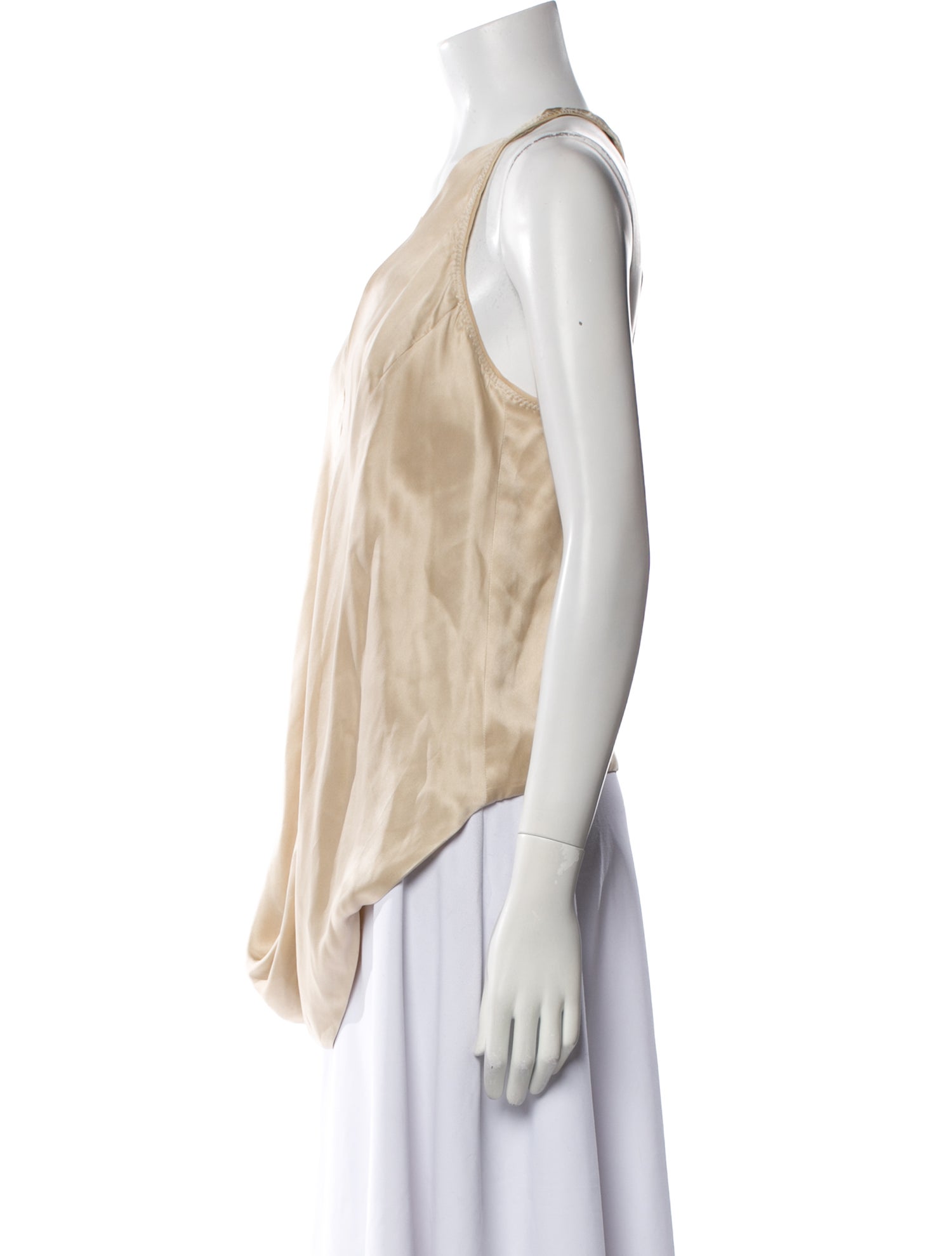 KAUFMANFRANCO Silk V-Neck Top