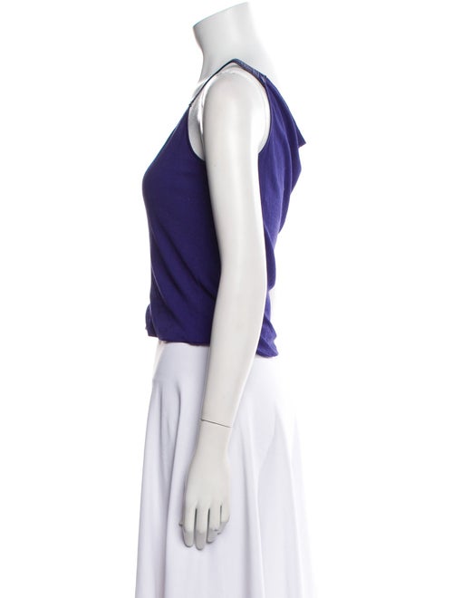 KAUFMANFRANCO Scoop Neck Sleeveless Crop Top