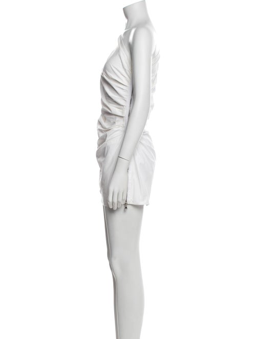 KAUFMANFRANCO One-Shoulder Mini Dress