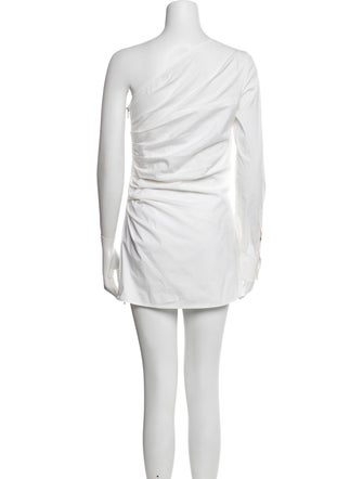 KAUFMANFRANCO One-Shoulder Mini Dress