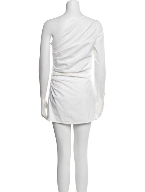 KAUFMANFRANCO One-Shoulder Mini Dress