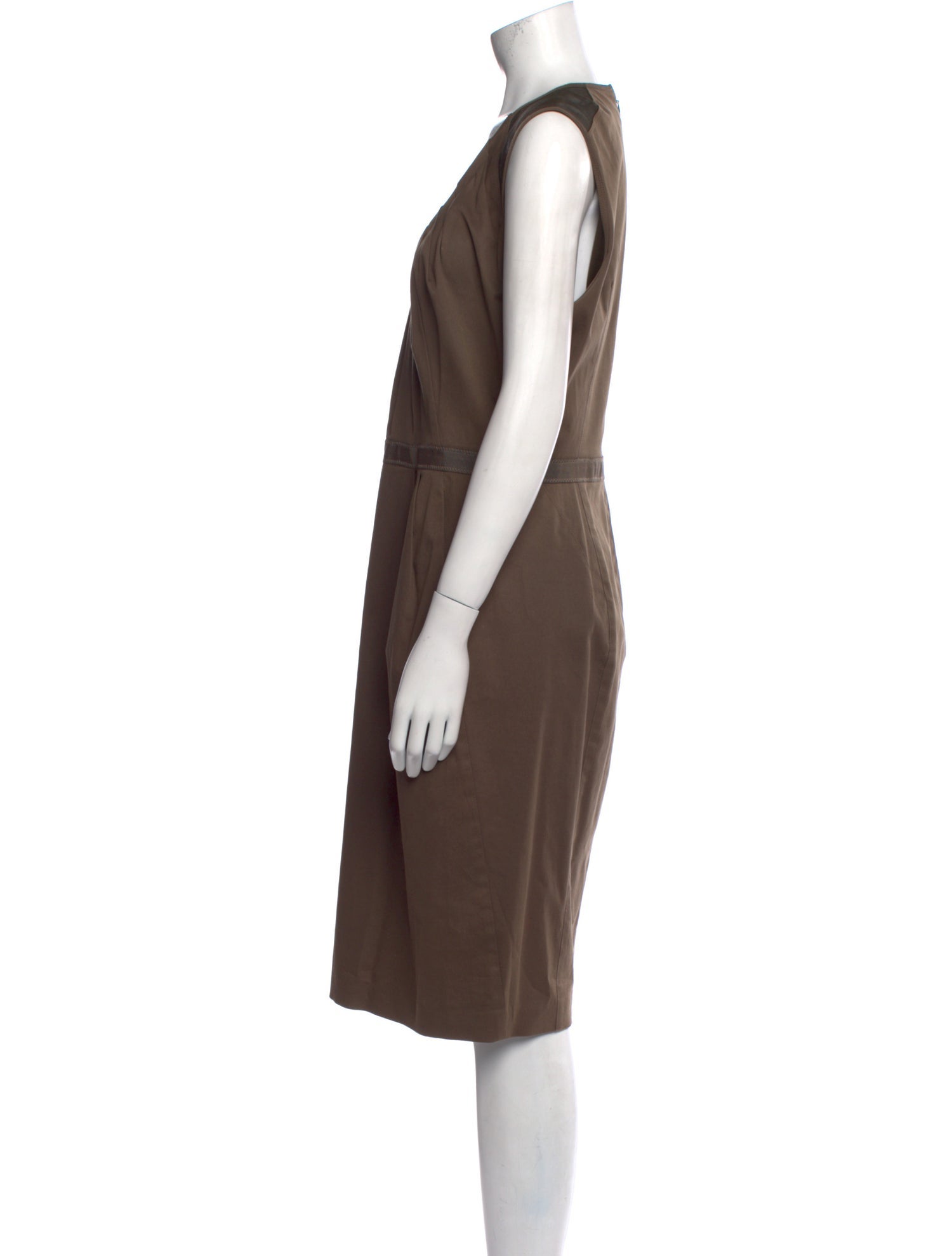 KAUFMANFRANCO Scoop Neck Knee-Length Dress