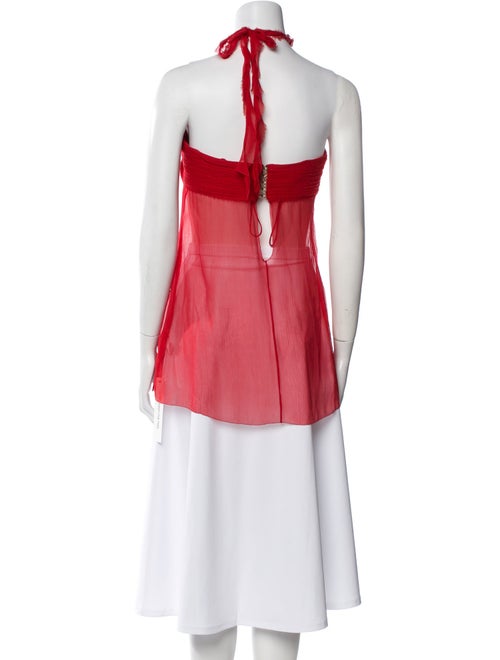 KAUFMANFRANCO Silk Halterneck Tunic