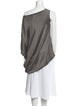 KAUFMANFRANCO Silk One-Shoulder Tunic