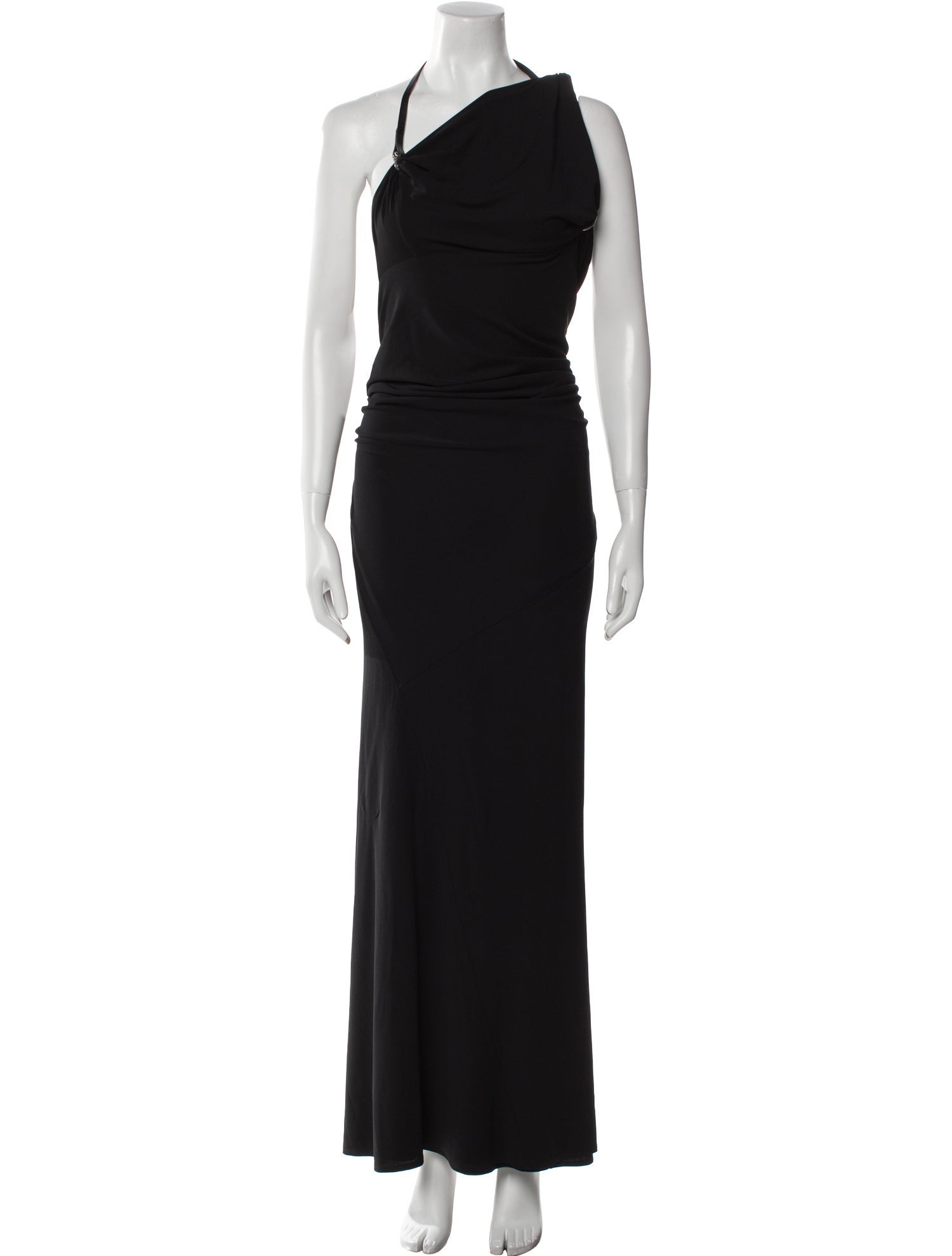 KAUFMANFRANCO One-Shoulder Long Dress