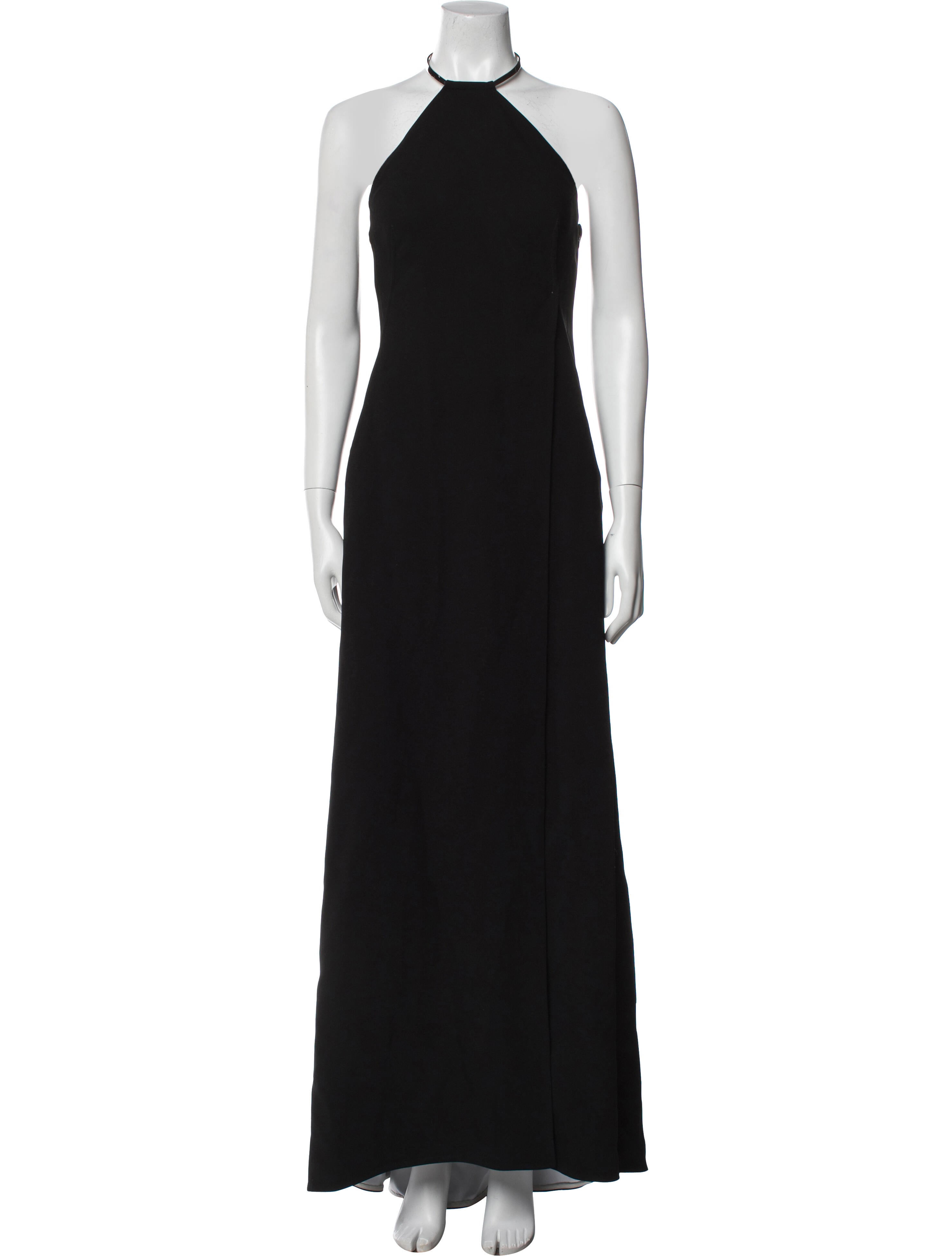 KAUFMANFRANCO Halterneck Long Dress