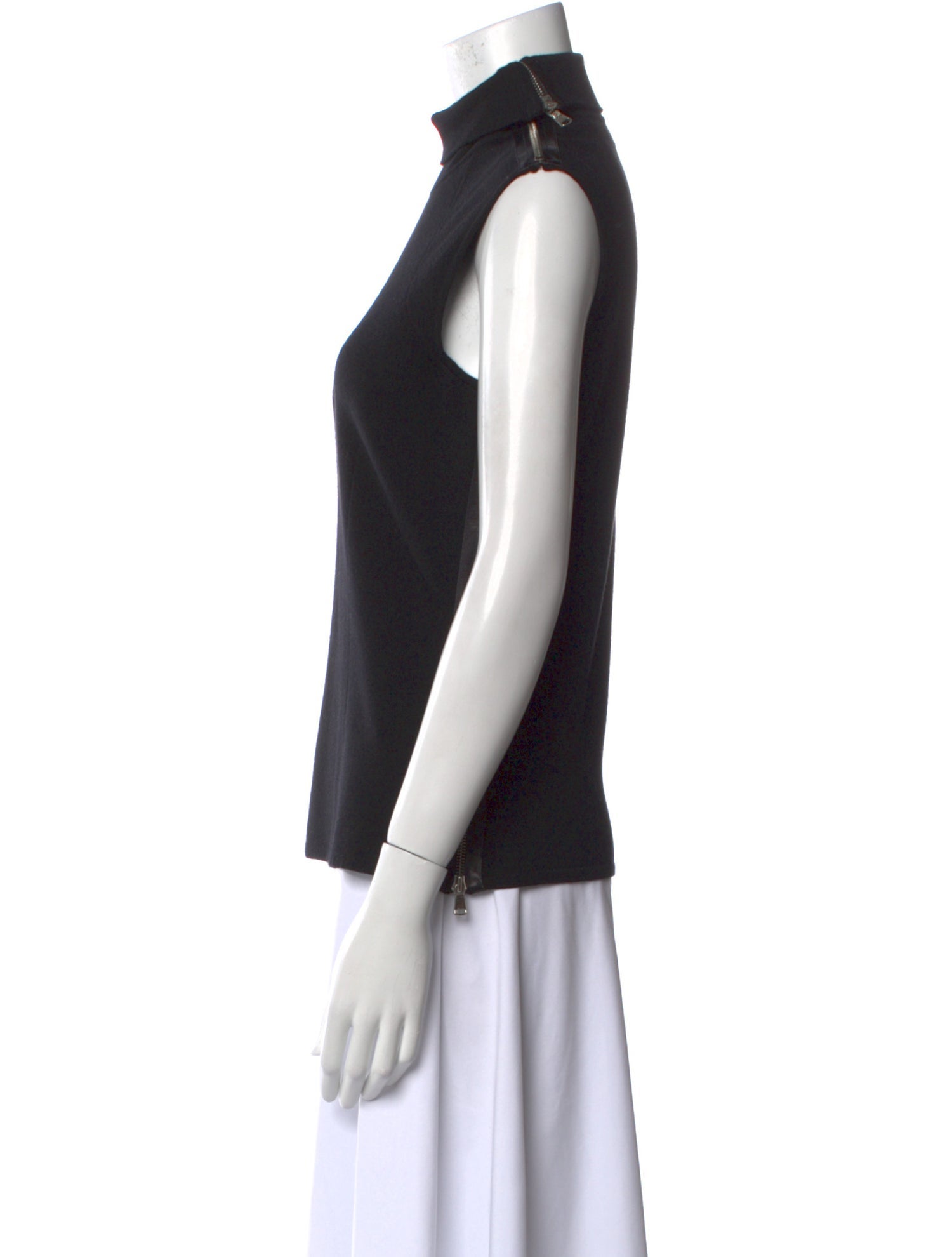 KAUFMANFRANCO Merino Wool Turtleneck Top