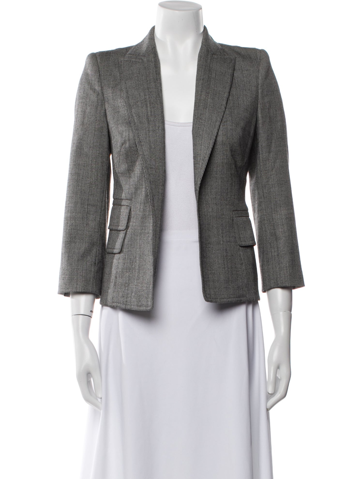 KAUFMANFRANCO Wool Tweed Pattern Blazer