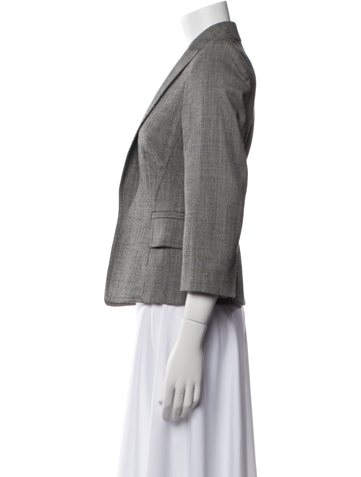 KAUFMANFRANCO Wool Tweed Pattern Blazer