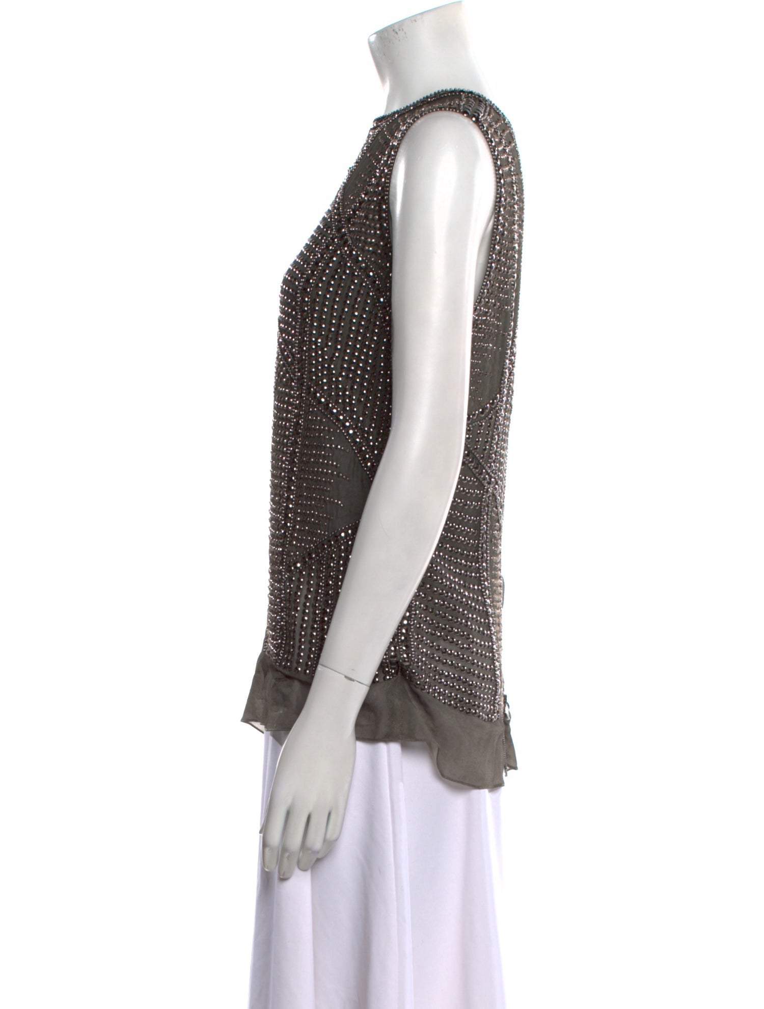 KAUFMANFRANCO Silk Polka Dot Print Blouse