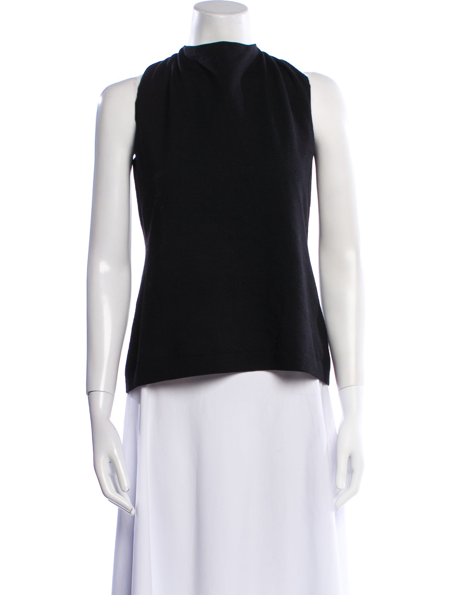 KAUFMANFRANCO Merino Wool Mock Neck Sweater