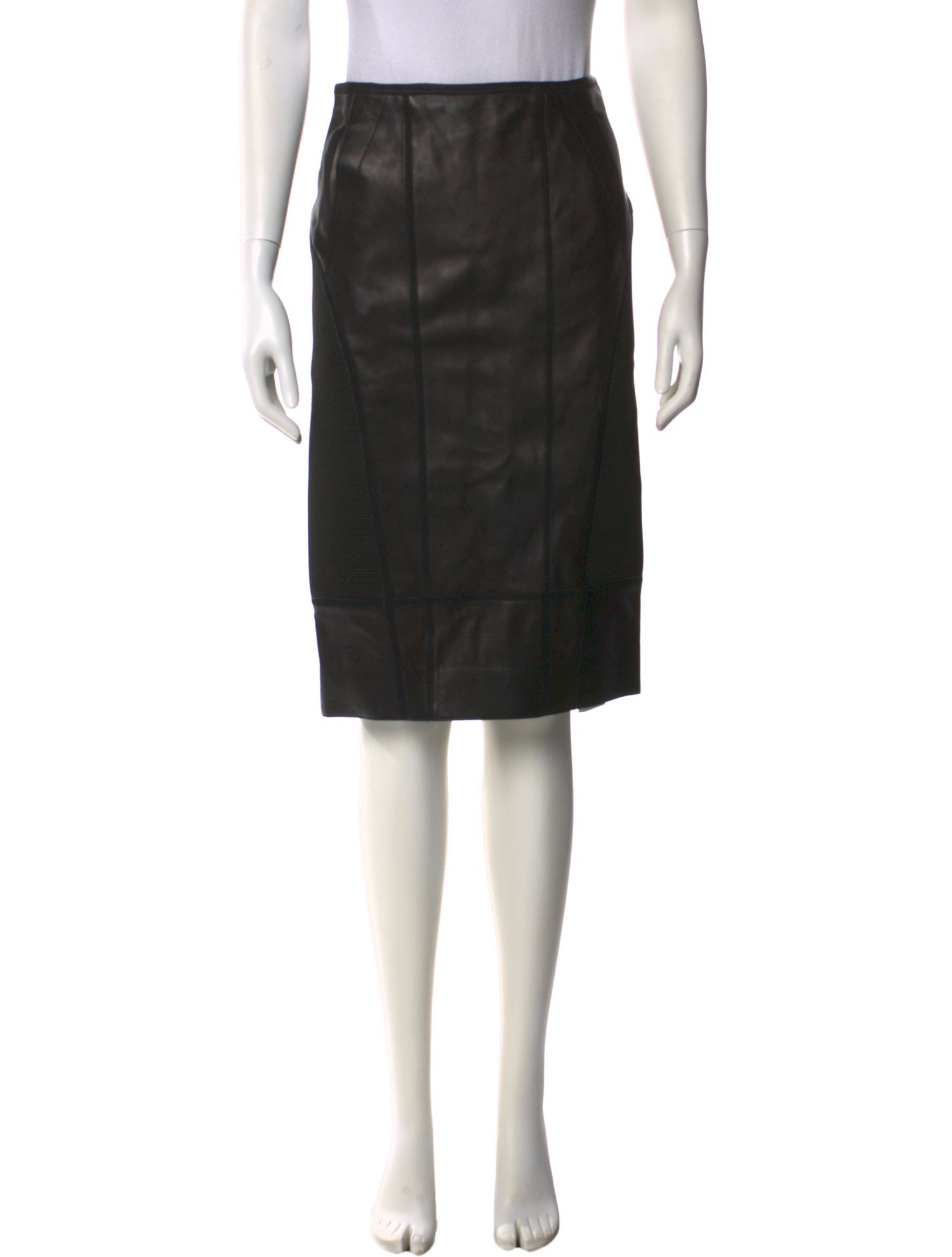 KAUFMANFRANCO Silk Knee-Length Skirt