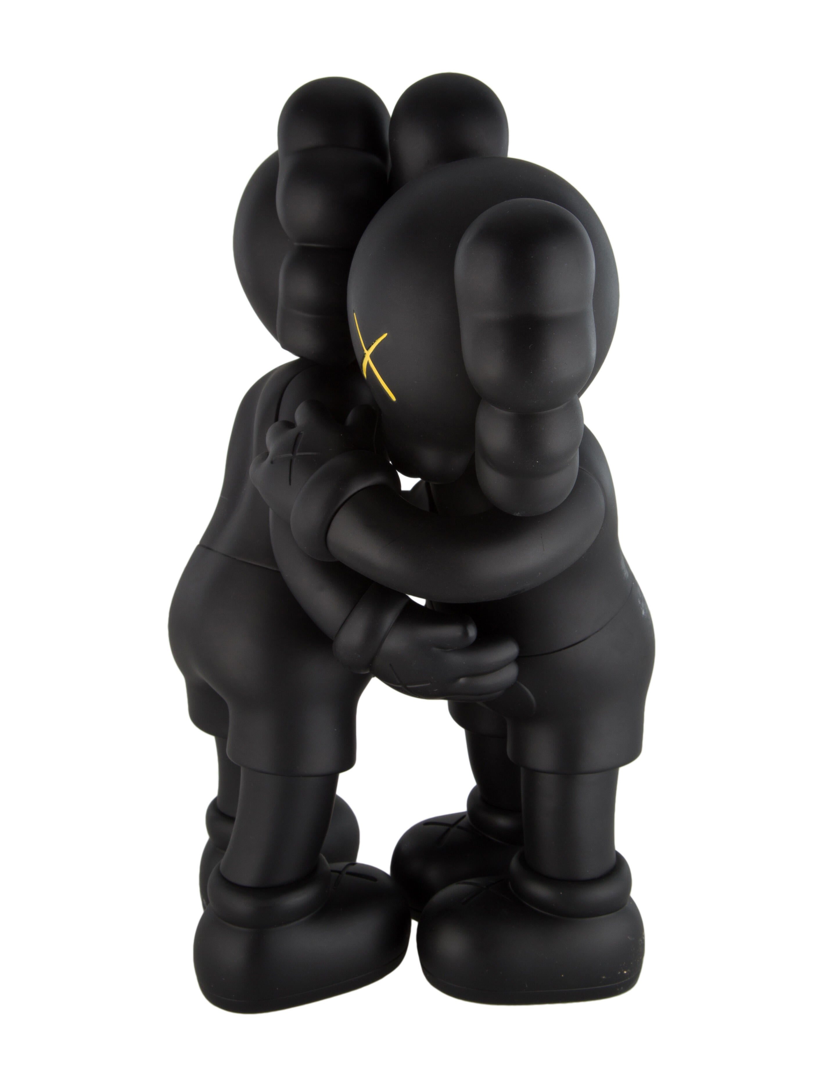 KAWS Pair of Together Vinyl Figures Black Figures, Collectibles