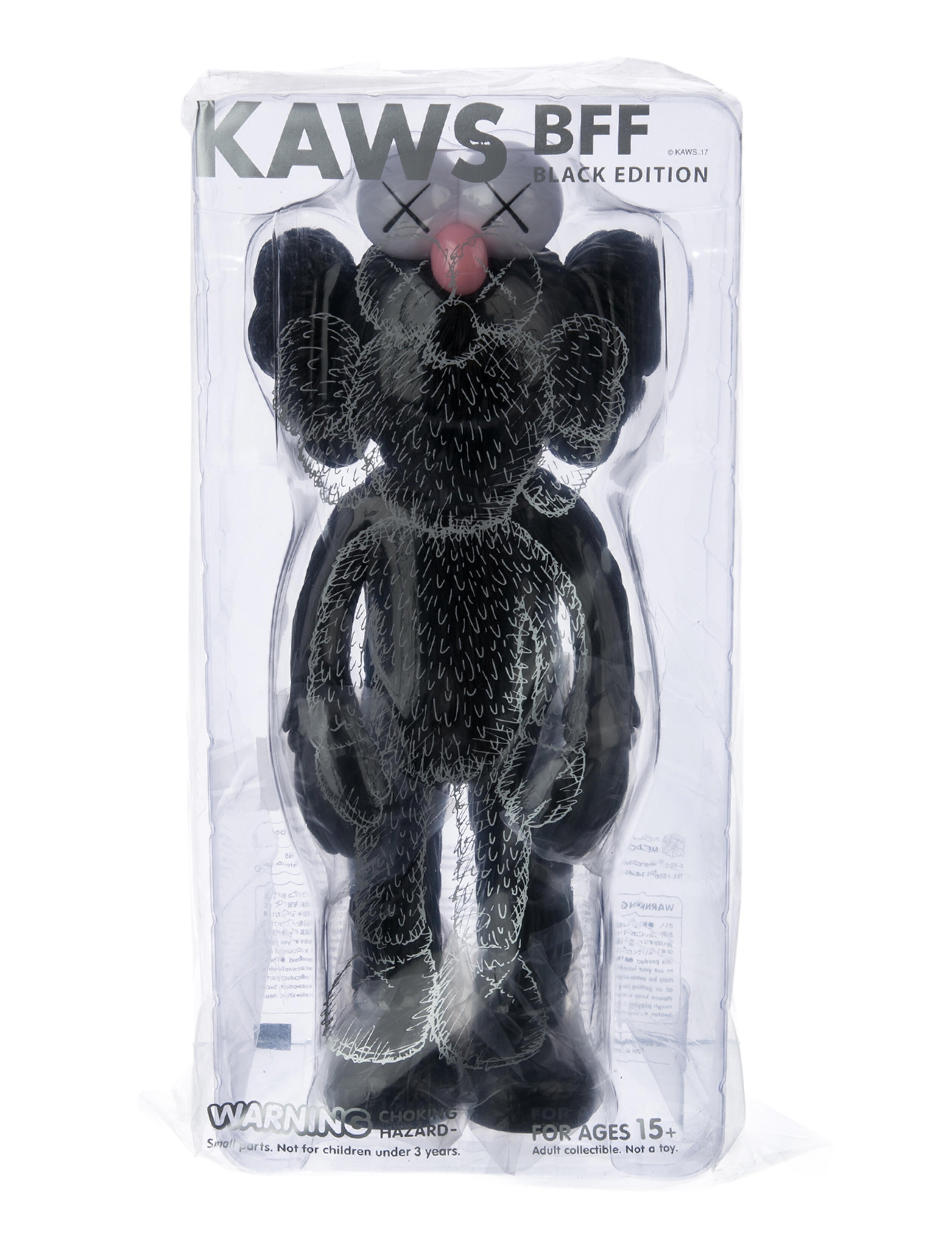 KAWS BFF Companion Open Edition Black Collectible Figure