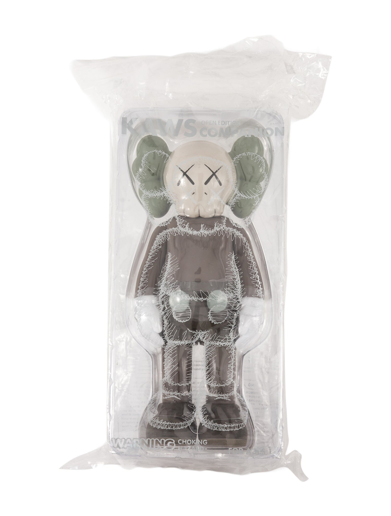 KAWS 2016 Open Edition Companion 'Brown' Figure w/ Tags - Brown