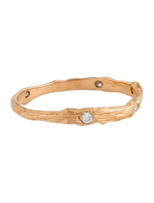 K. Brunini 18K Diamond Sage Wedding Band