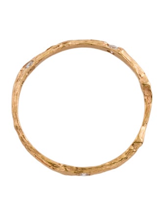 K. Brunini 18K Diamond Sage Wedding Band