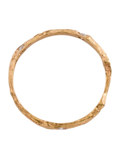 K. Brunini 18K Diamond Sage Wedding Band